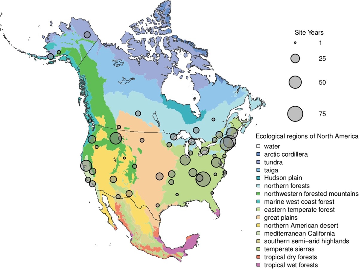 Tracking Vegetation Phenology Across Diverse North American Biomes Using PhenoCam Imagery Scientific Data