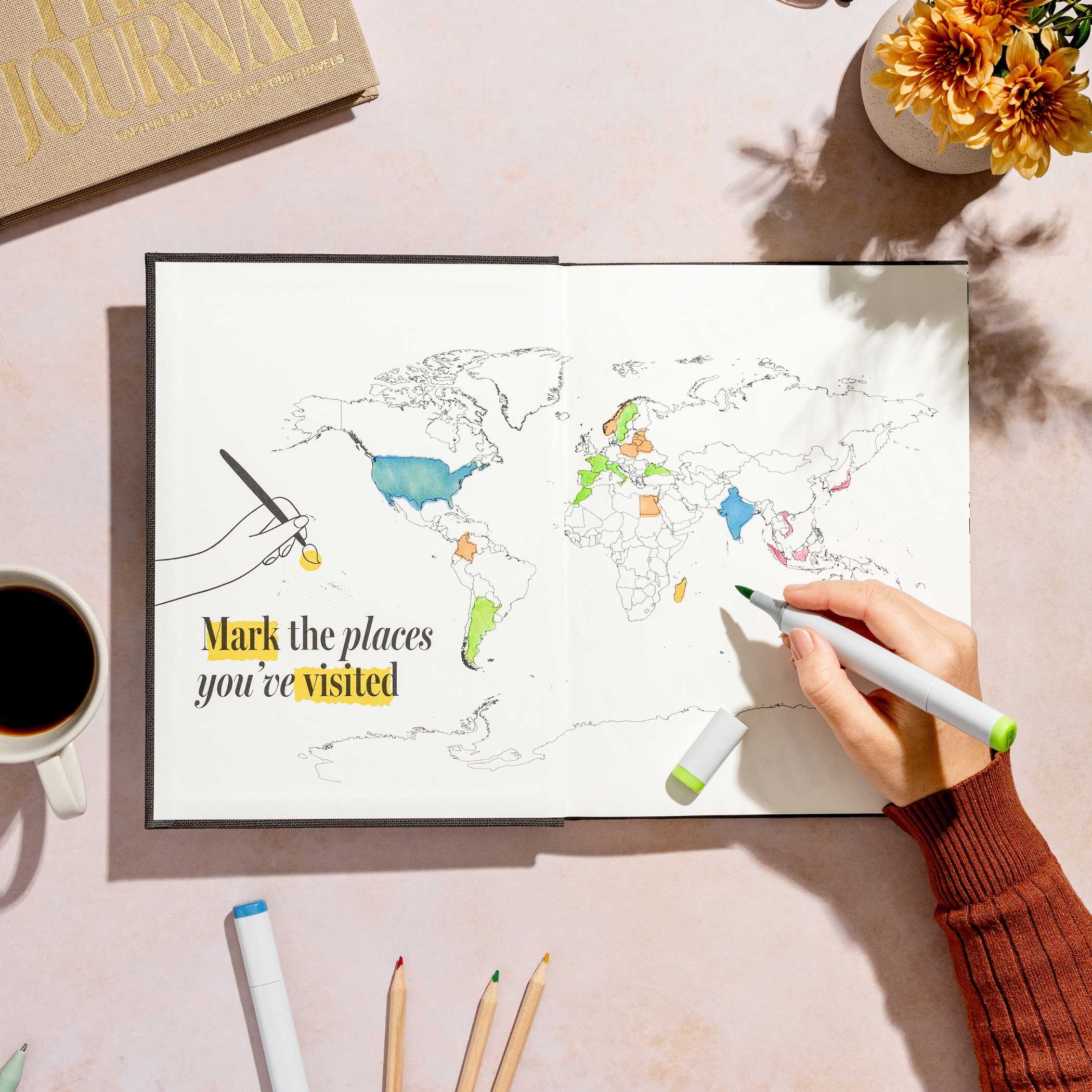 Travel Journal With Prompts Tripmap