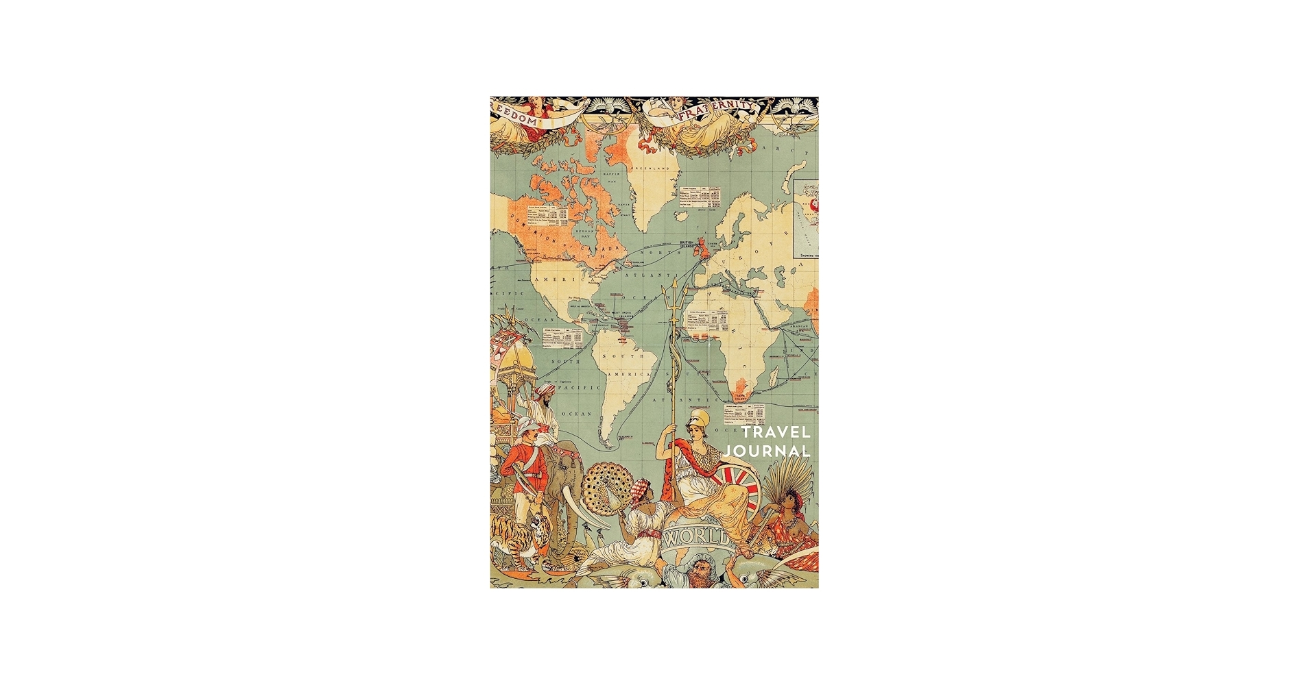 travel journal with world map
