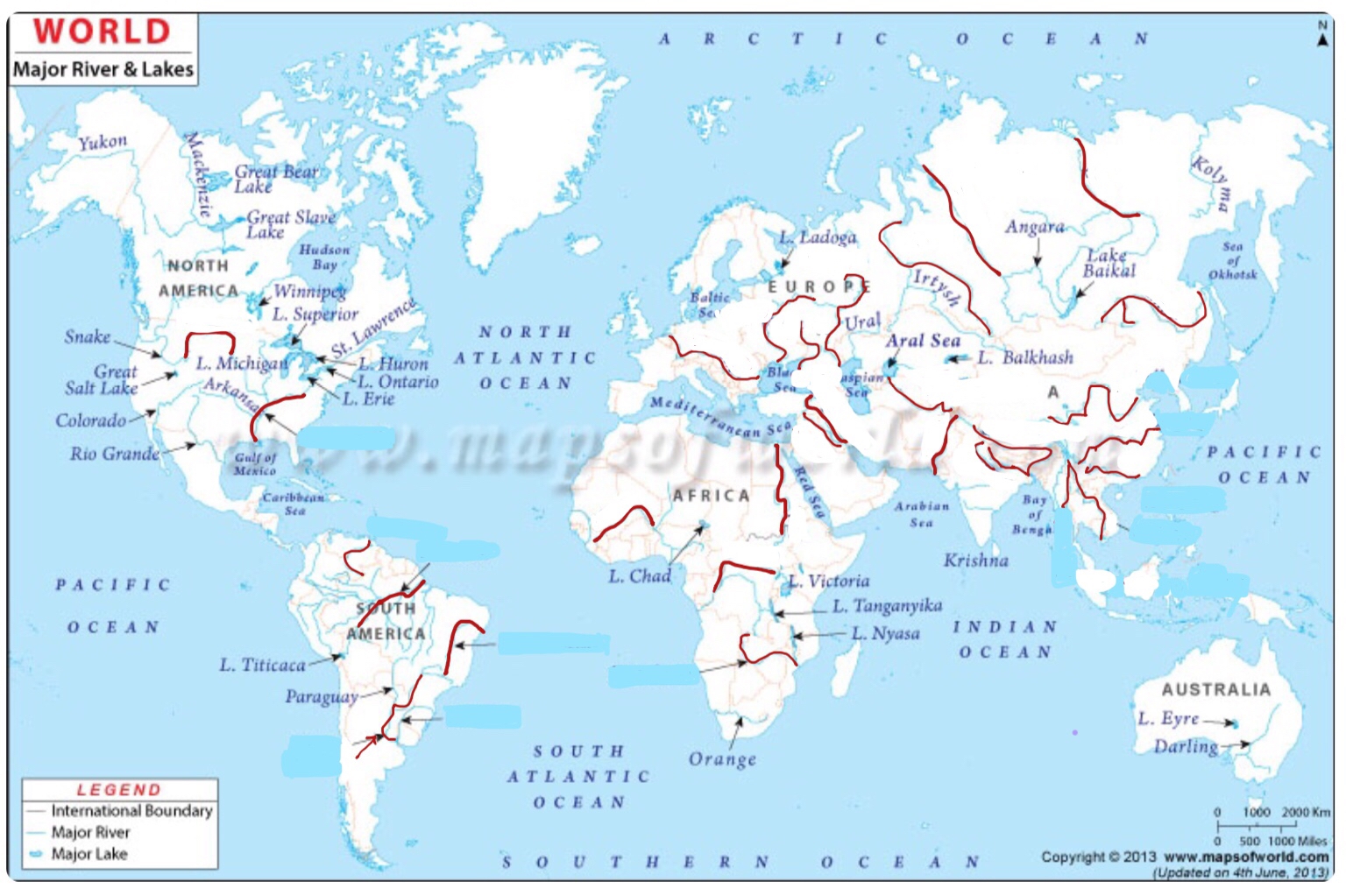 Travel Pin Board Heights Of The Mountains Rivers Of The World 1849 Old Map World Map