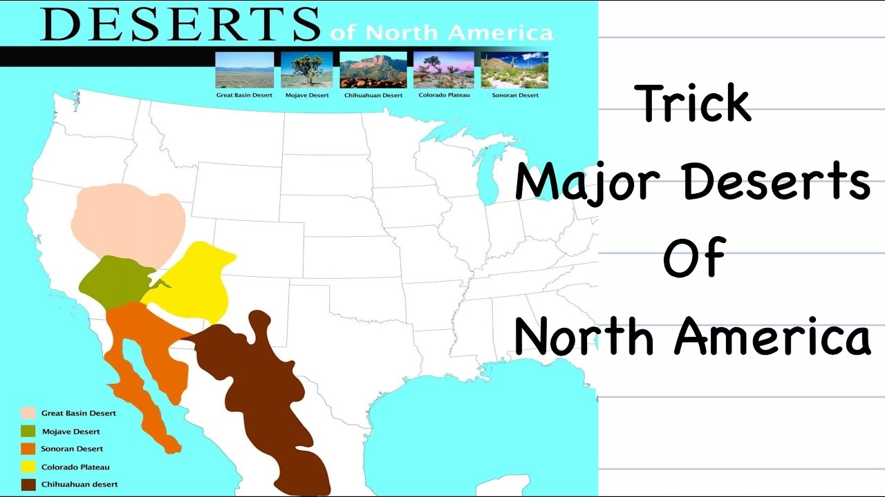 Trick Major Deserts Of North America Biggest To Smallest YouTube