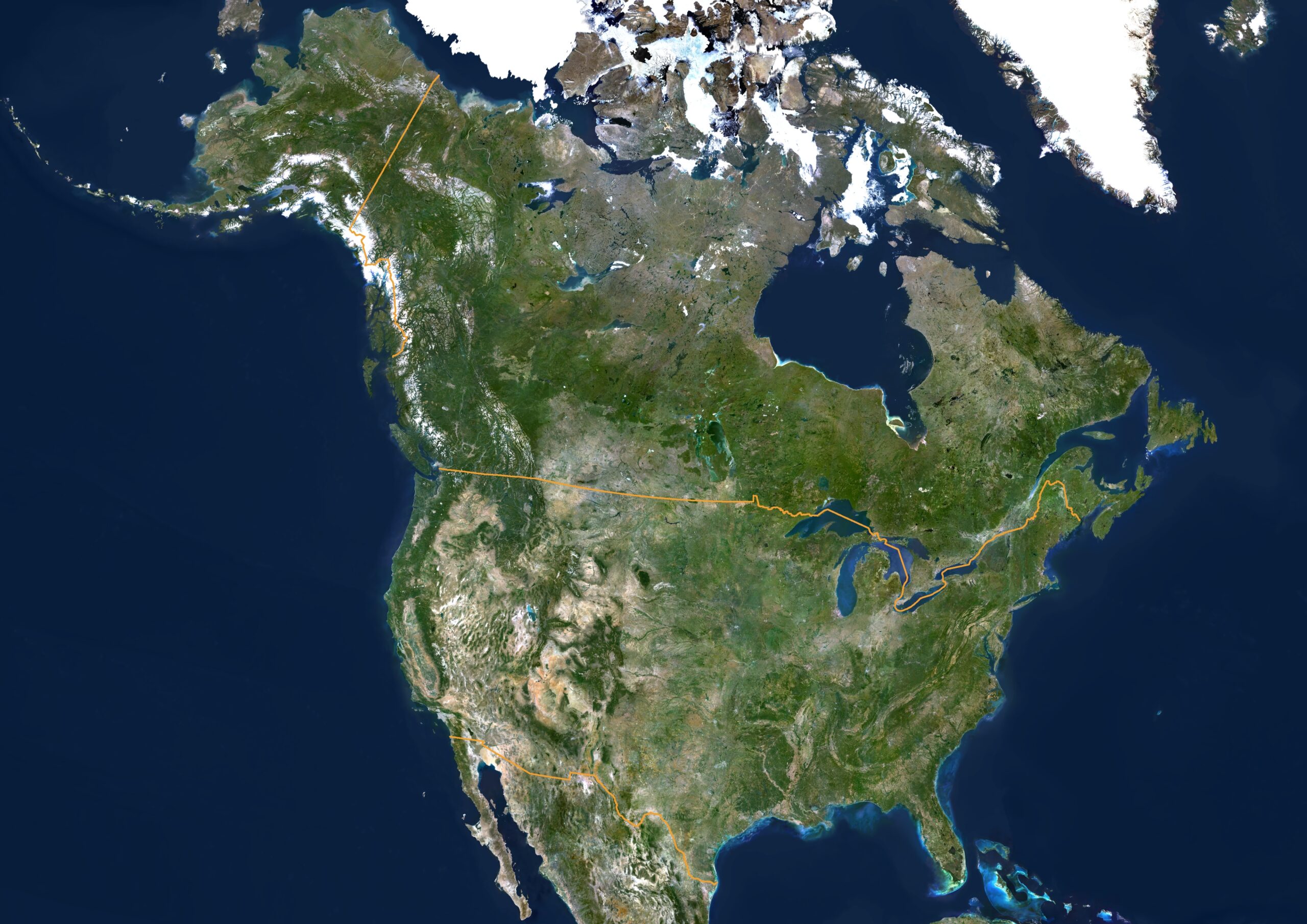 Trump Calls The U S Canada Border An artificial Line That s Not Entirely True OPB