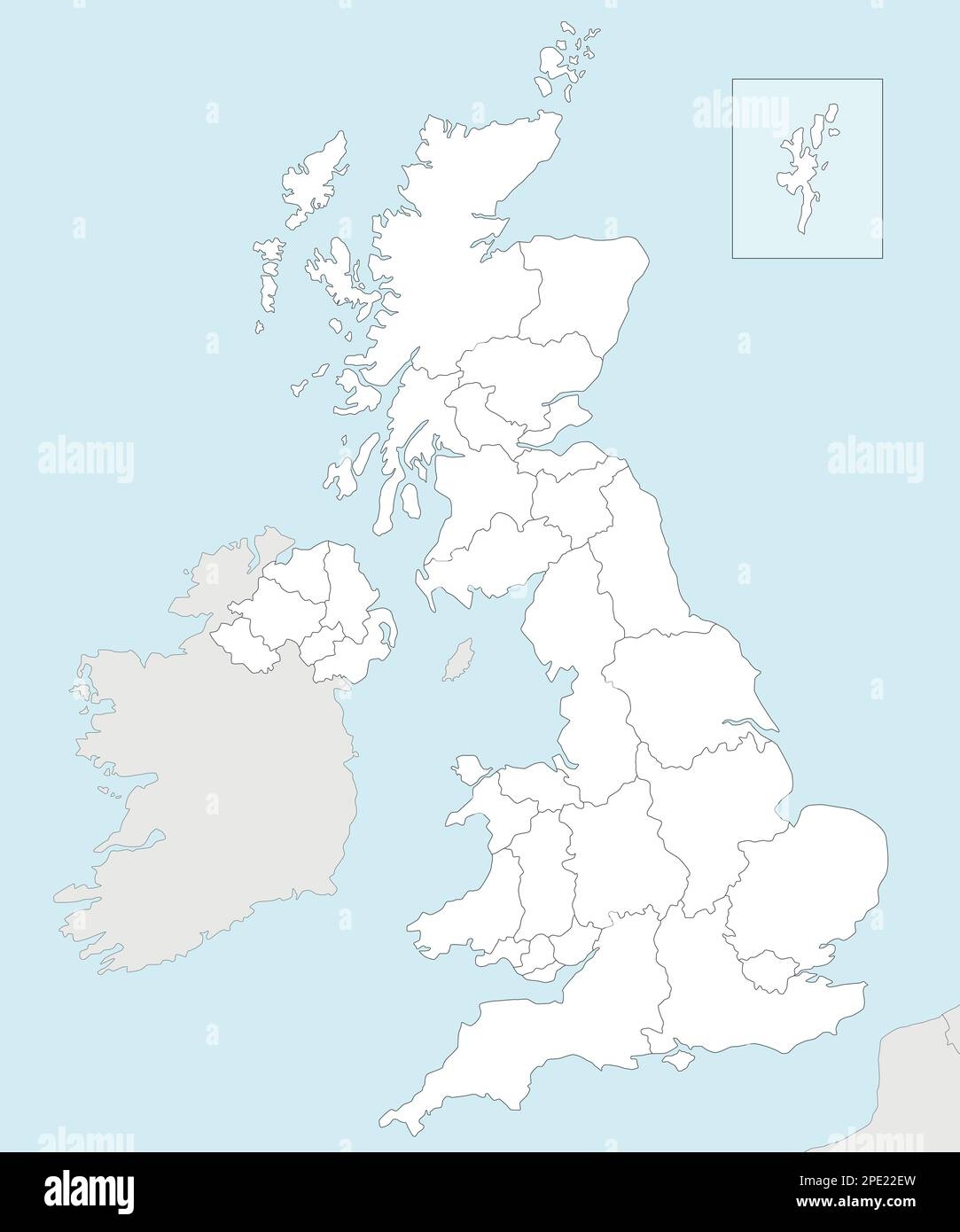 blank uk map