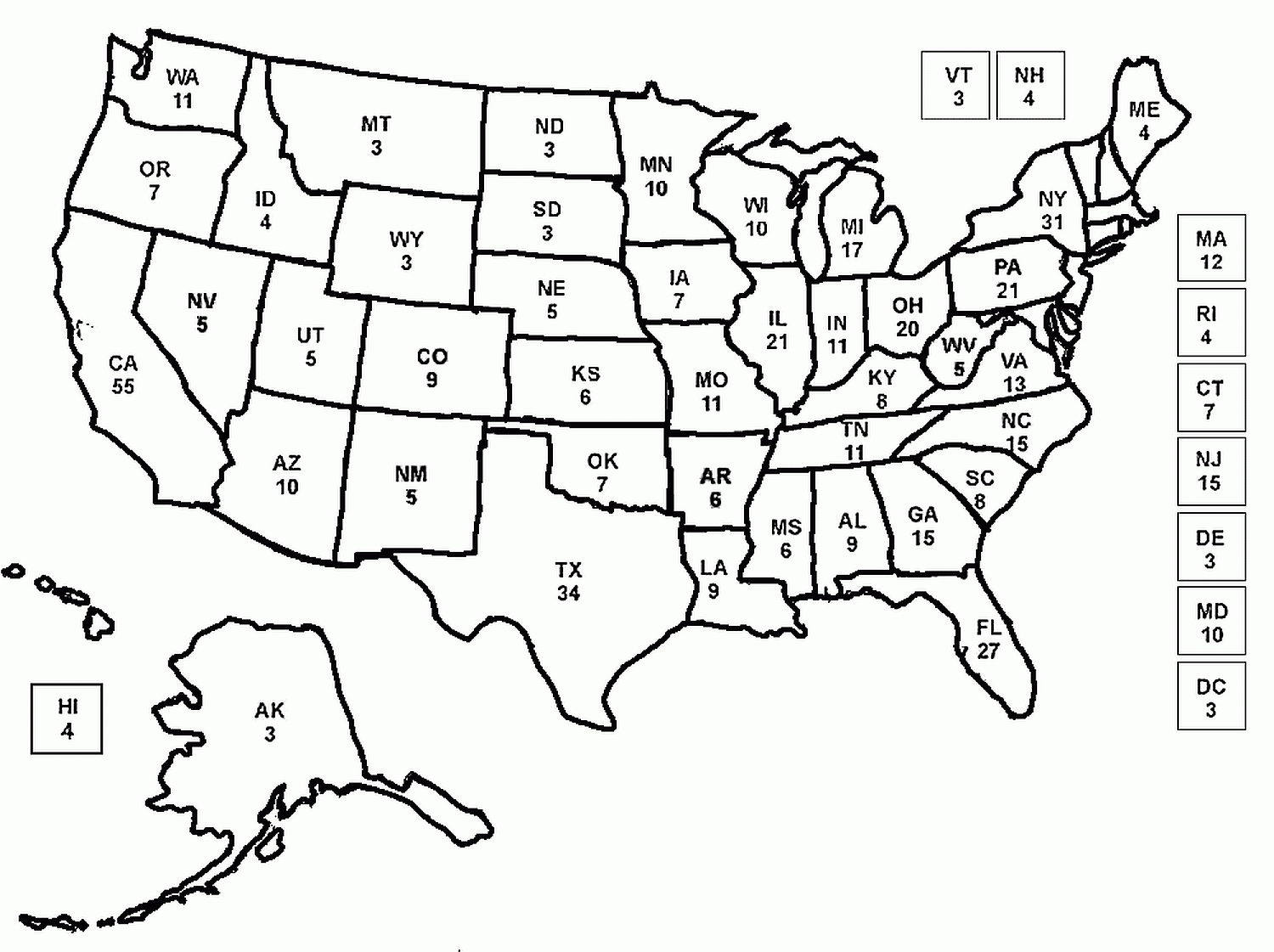 United States Coloring Book For Kids United States Map Of Individual States Coloring Book By Durwood TPT Pippi Post