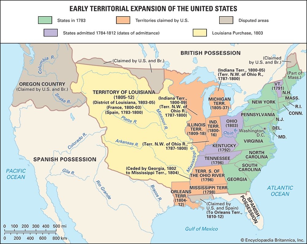 map of united states expansion