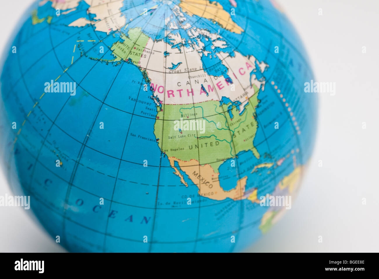 United States Map Globe Cut Out Stock Images Pictures Alamy