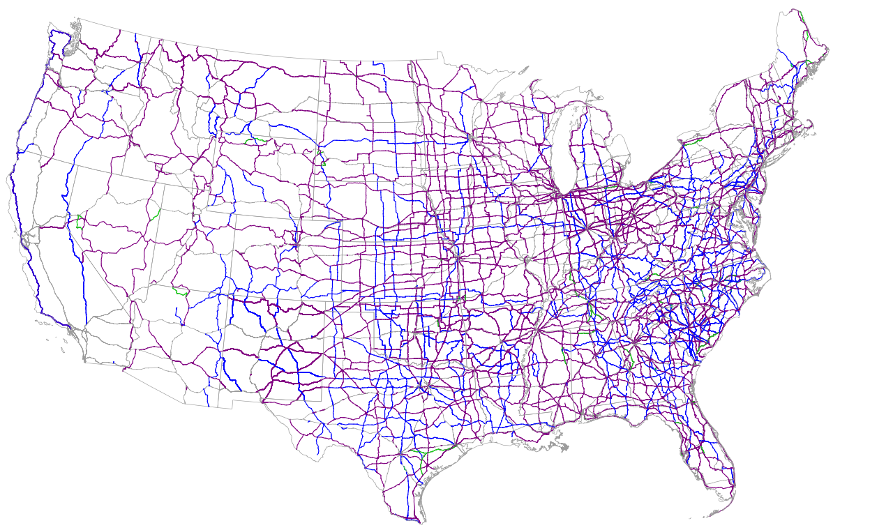 map of the united states interstate highway system