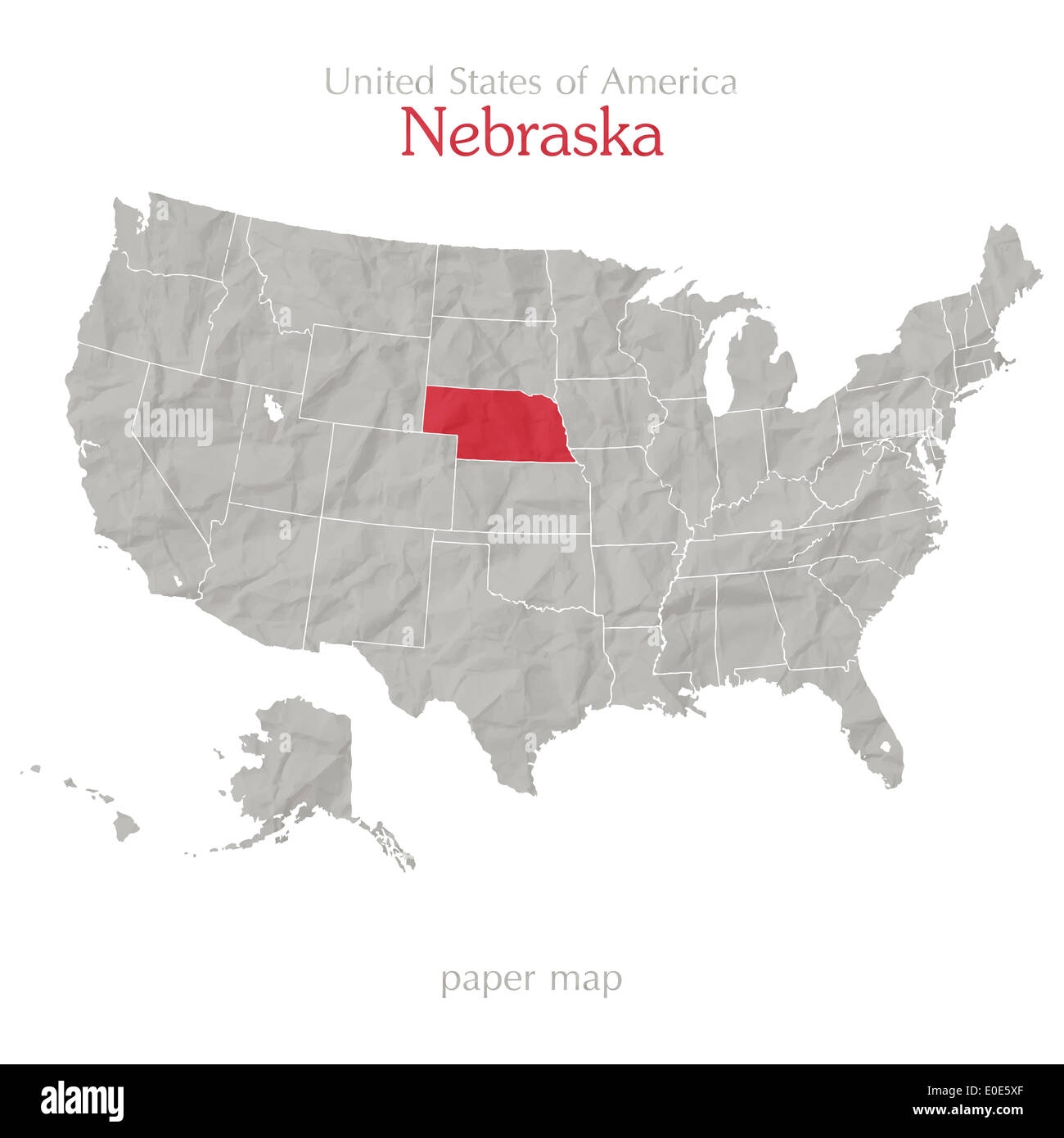 united states map nebraska