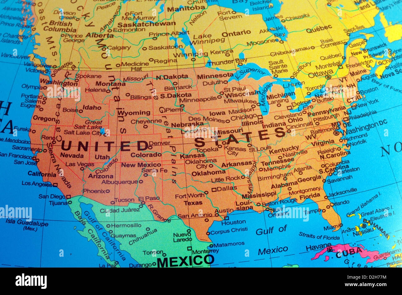 United States Of America Map Hi res Stock Photography And Images Alamy