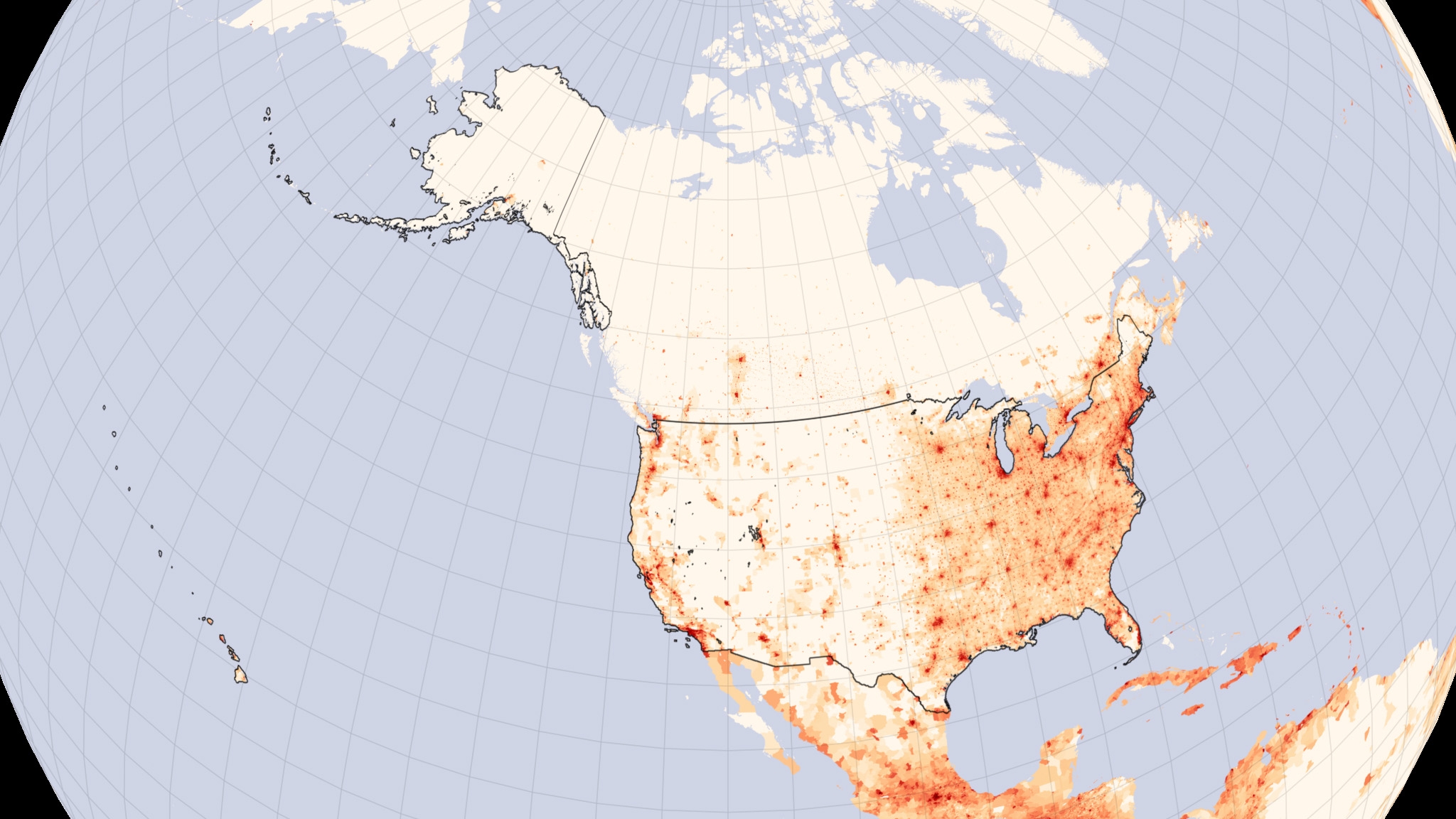 united states population heat map