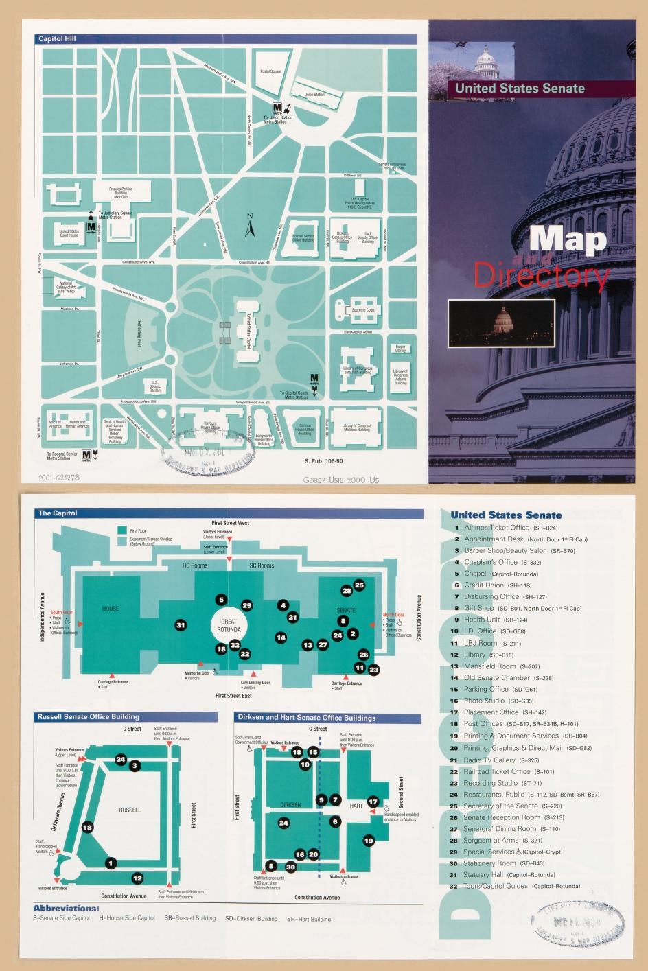 united states capitol building map