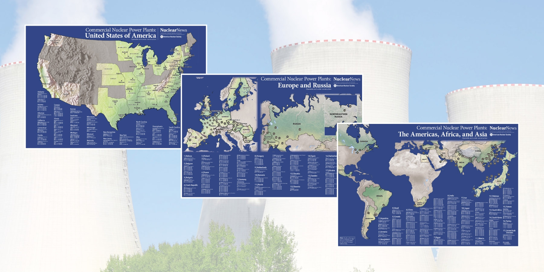 Updated Nuclear Power Plant Maps Buyers Guide Available From ANS ANS Nuclear Newswire