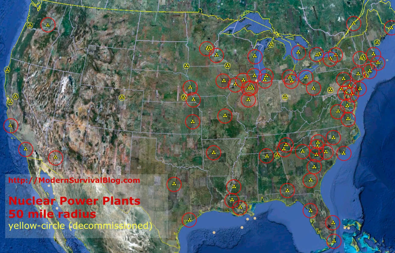 US Nuclear Power Plants Fallout Map Locations Live Time Wind Flow US Nuclear Power Plants Fallout Map Locations Live Time Wind Flow
