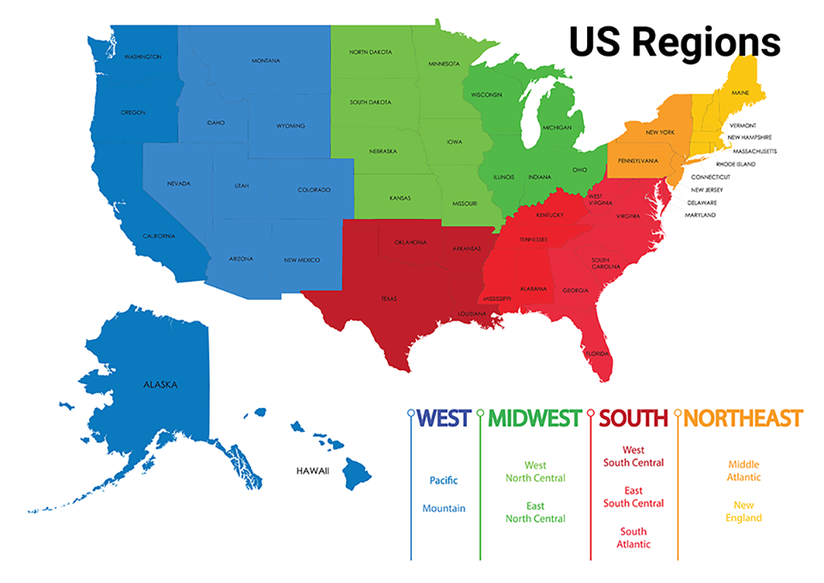 region maps of the united states