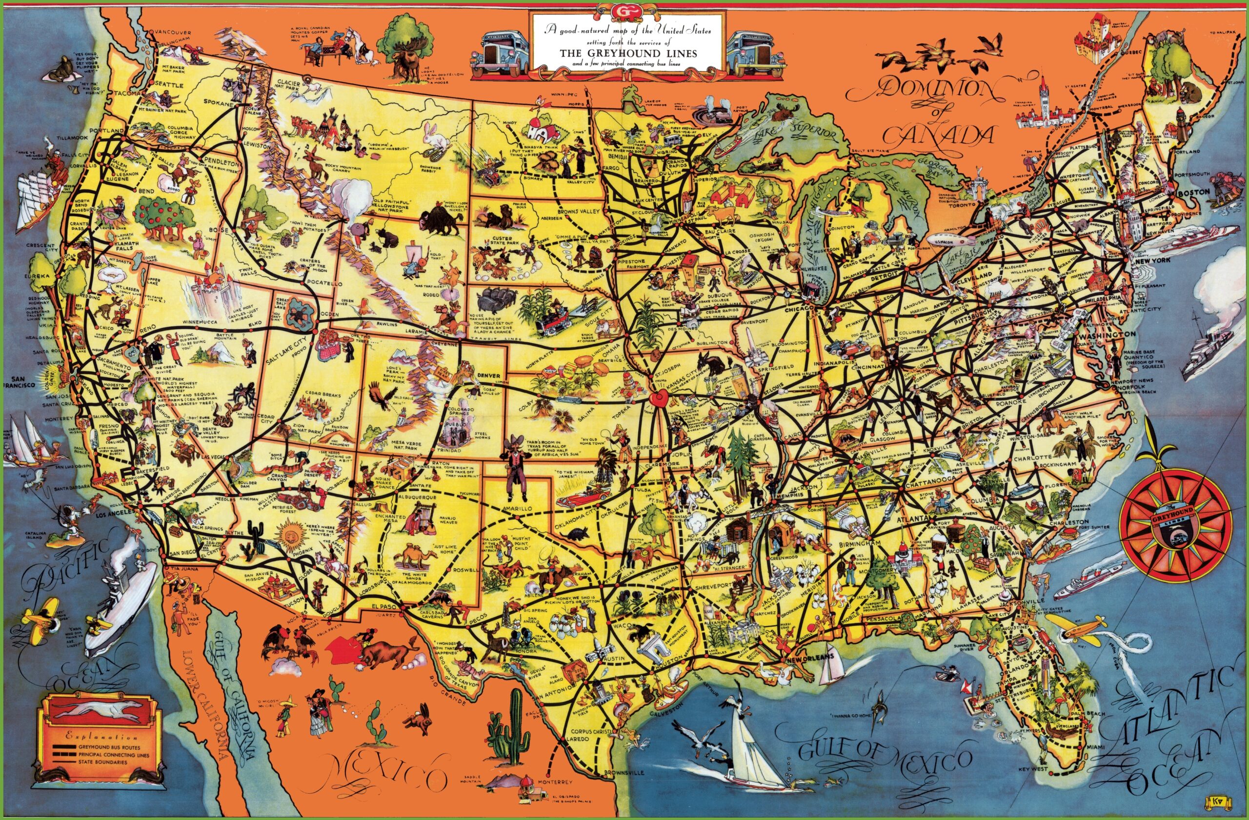 USA Tourist Map Ontheworldmap