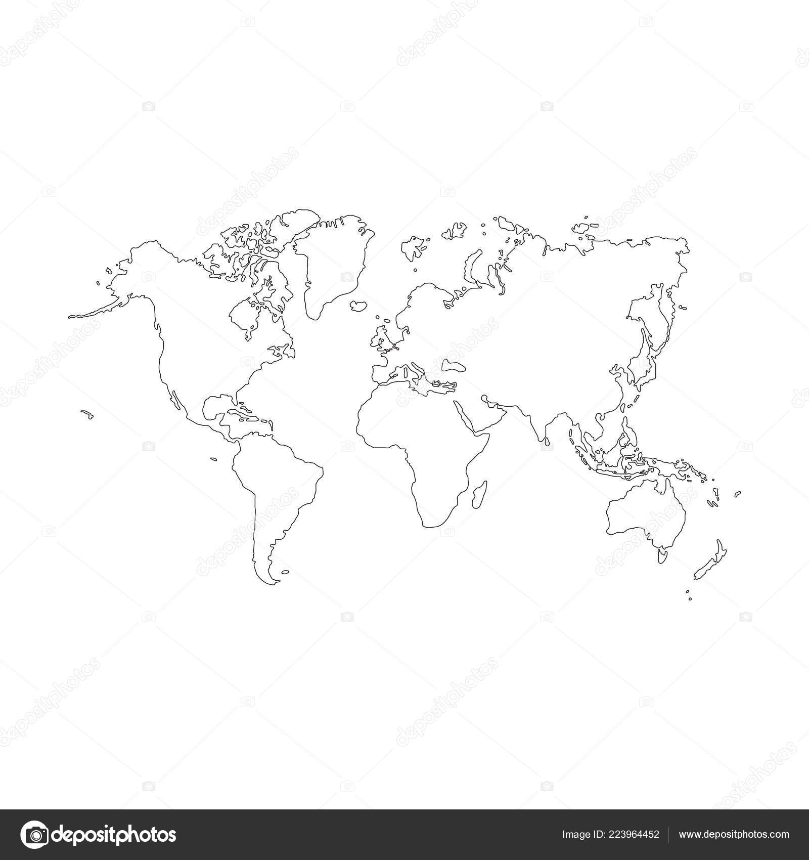 world map clip art