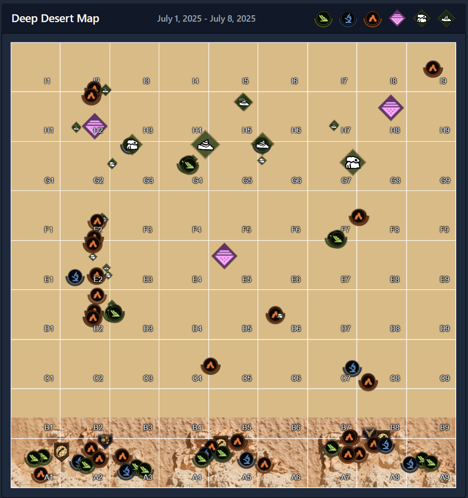 Weekly Dune Awakening Deep Desert Map And Drops Weekly Dune Awakening Deep Desert Map And Drops