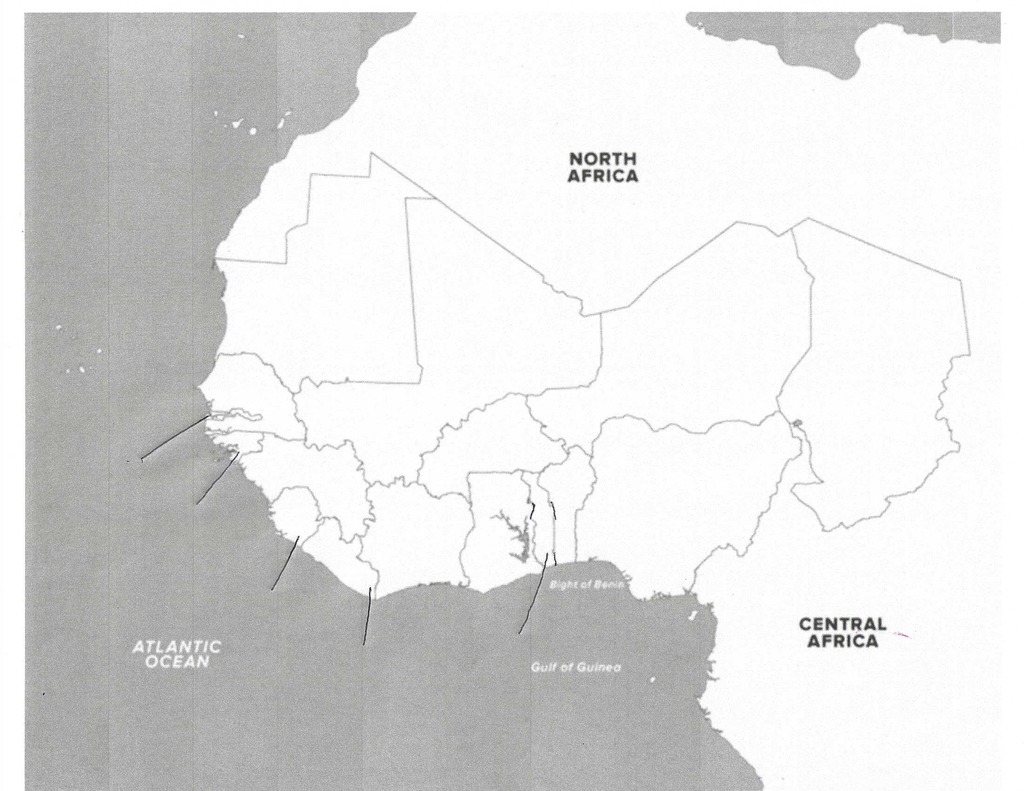 West Africa Political Map Diagram Quizlet