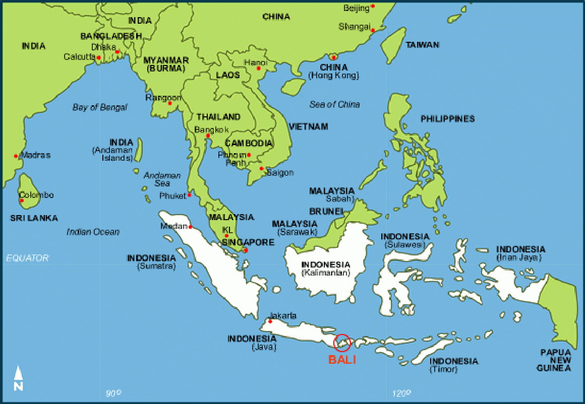Where Is Bali Neighbouring Countries Its Ocean Capital City More Geography