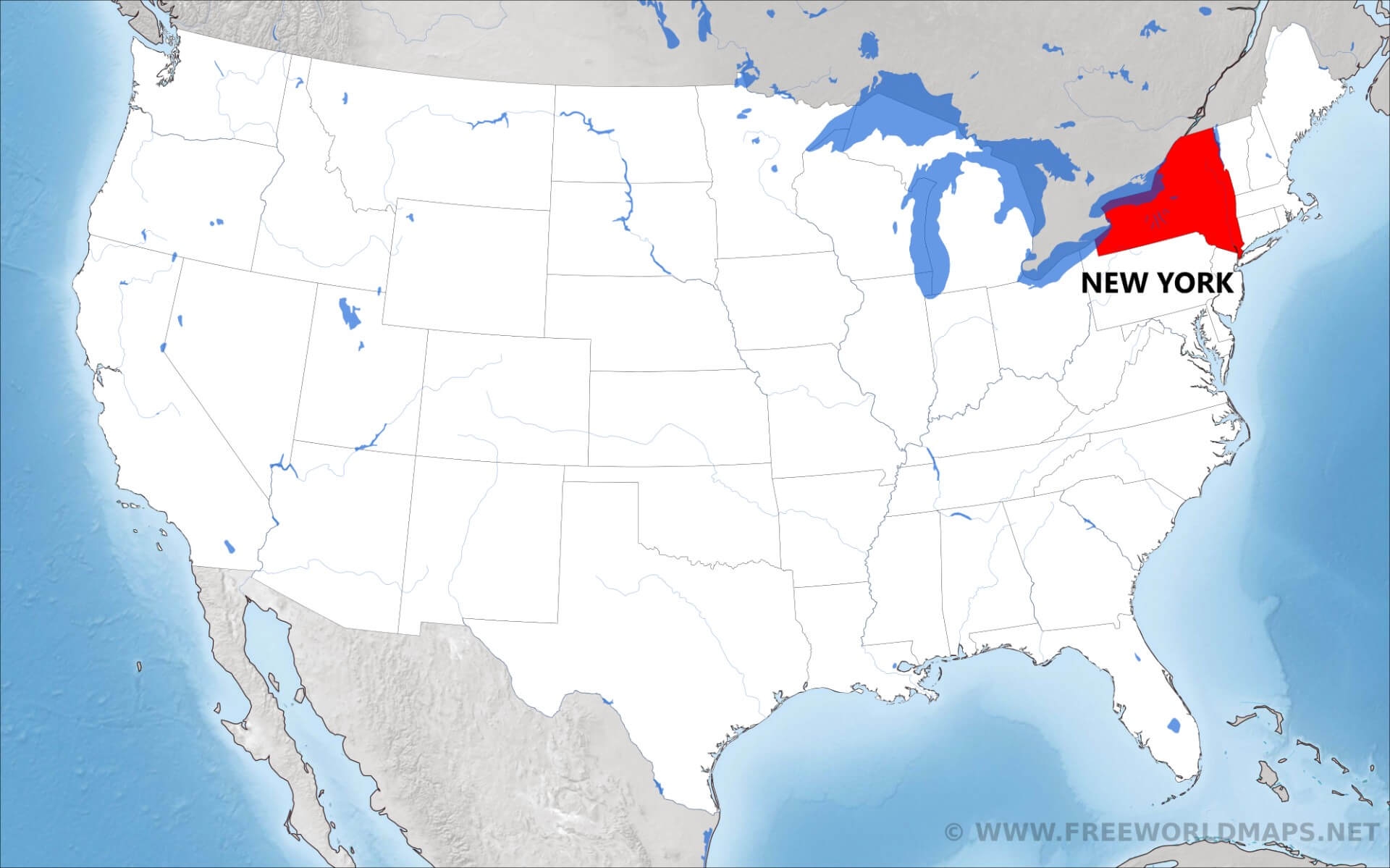 Where Is New York Located On The Map 