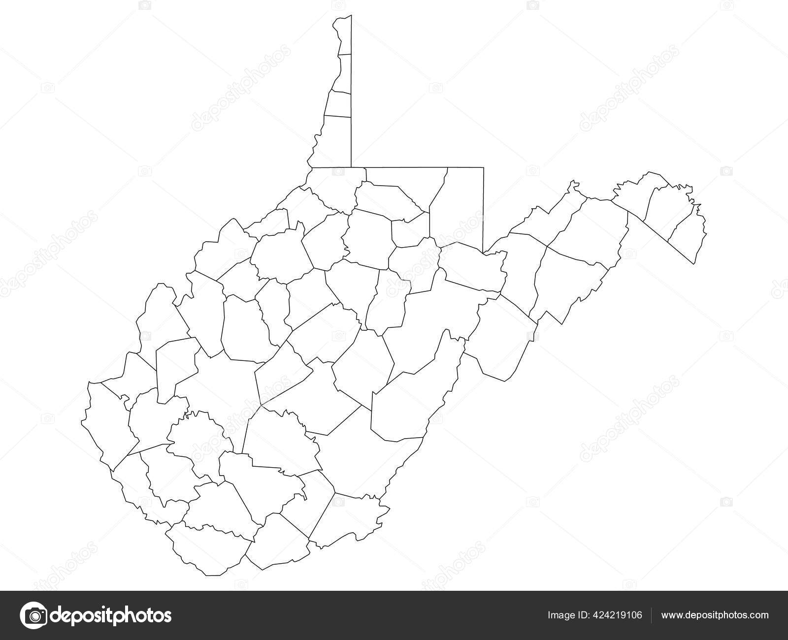 blank wv map blank wv map