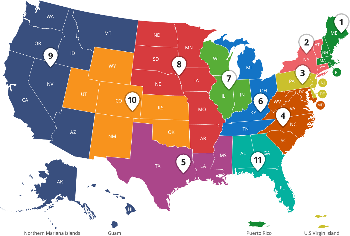 united states circuit court map