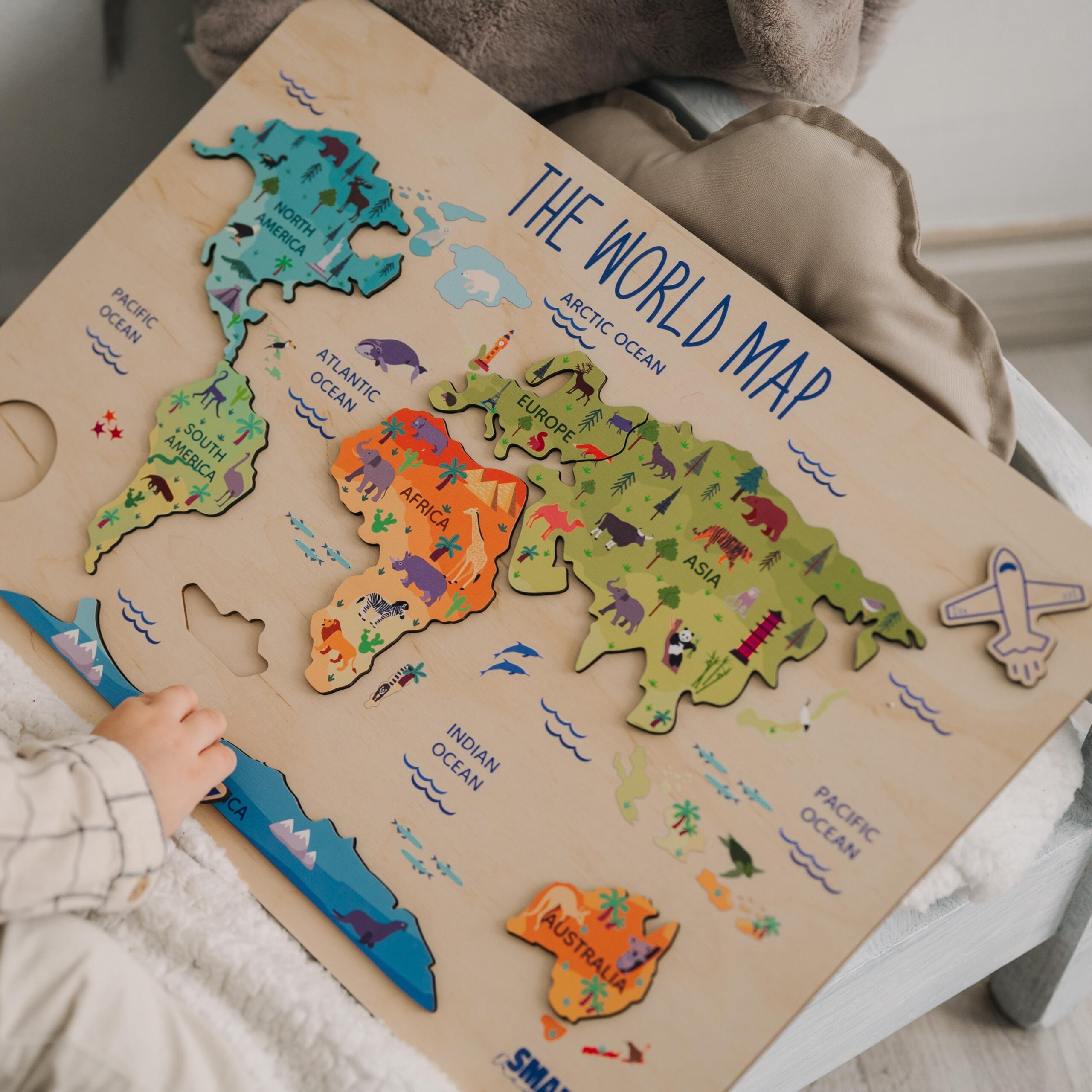 world map puzzle