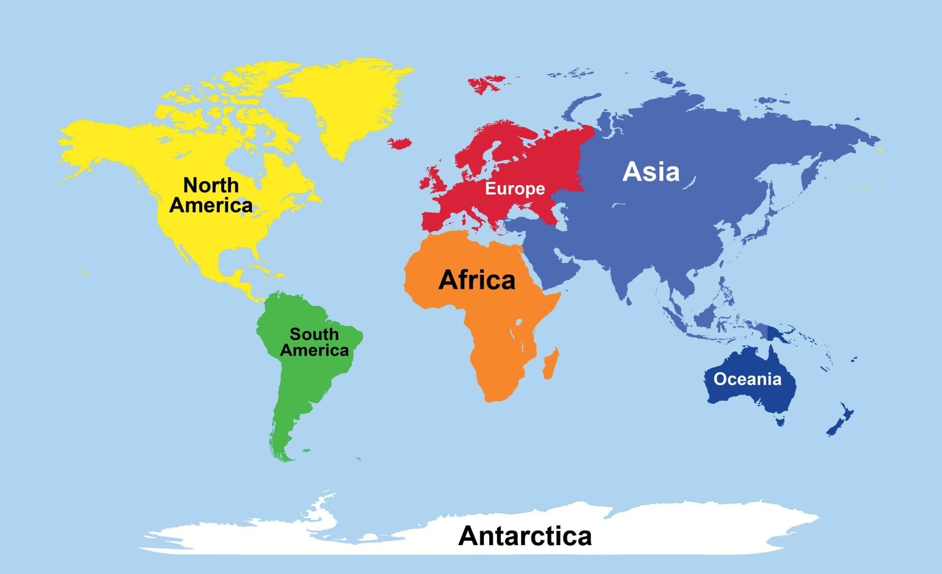 World Blank Map Guide Of The World