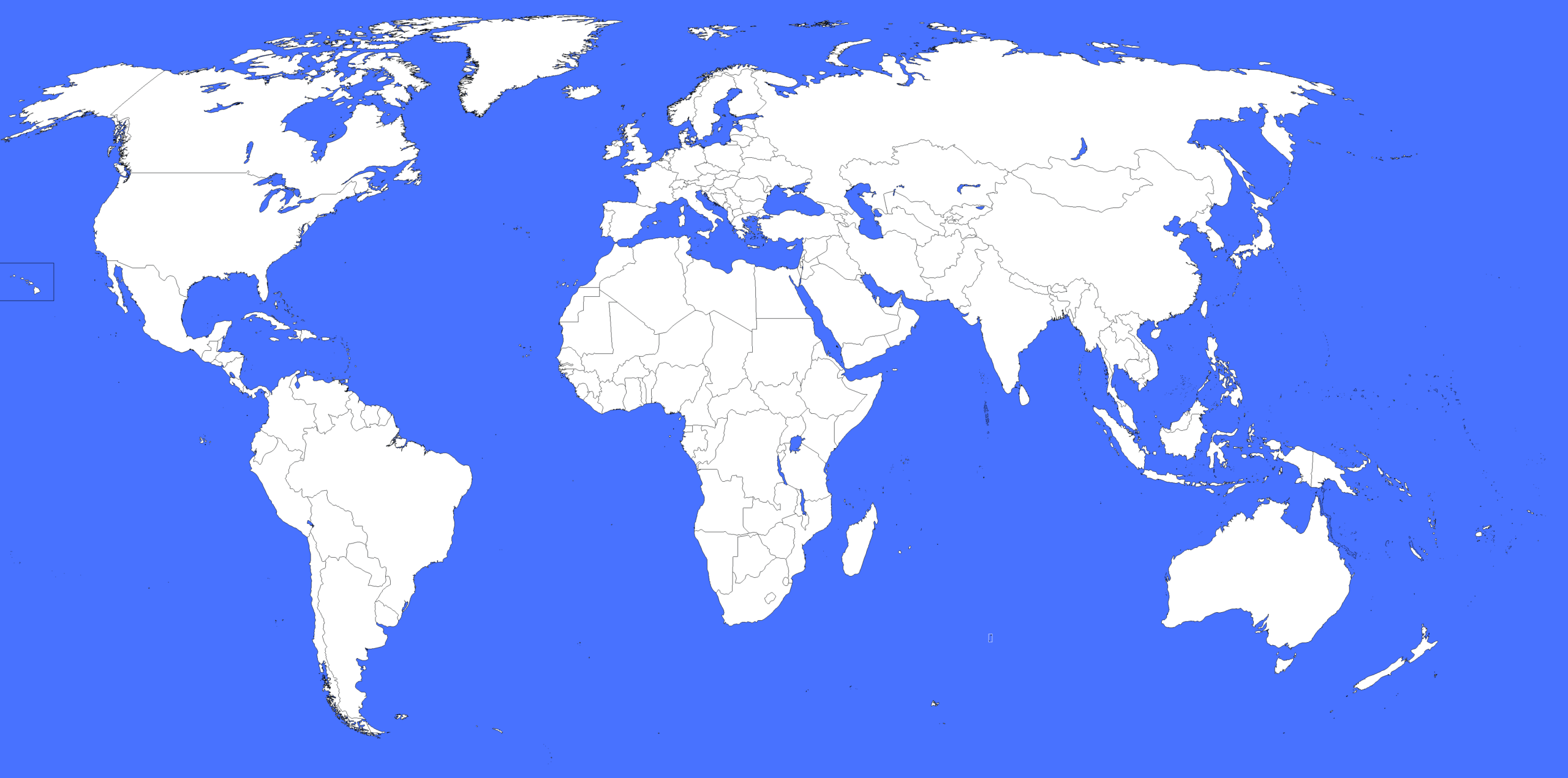 World Blank Map Guide Of The World