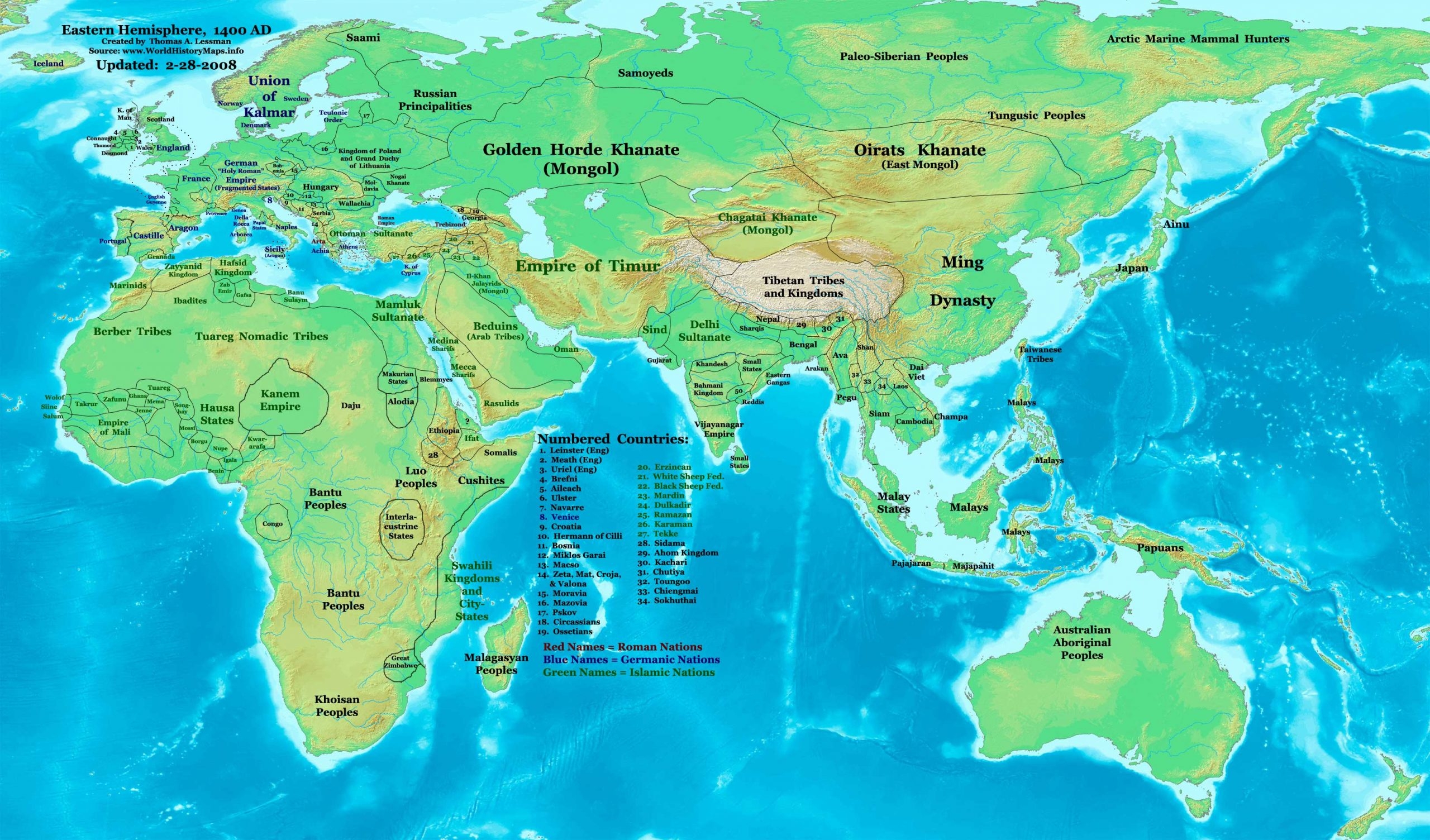 World Map 1400 AD World History Maps World Map 1400 AD World History Maps