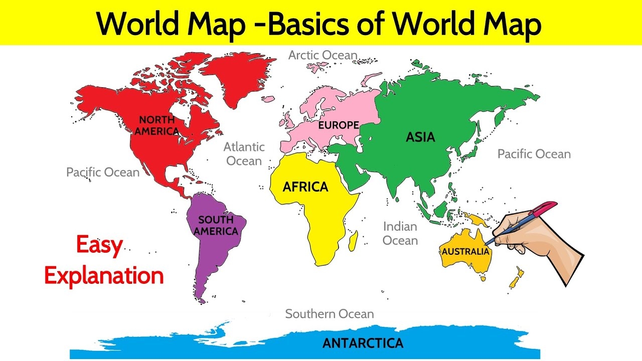 simple continent map