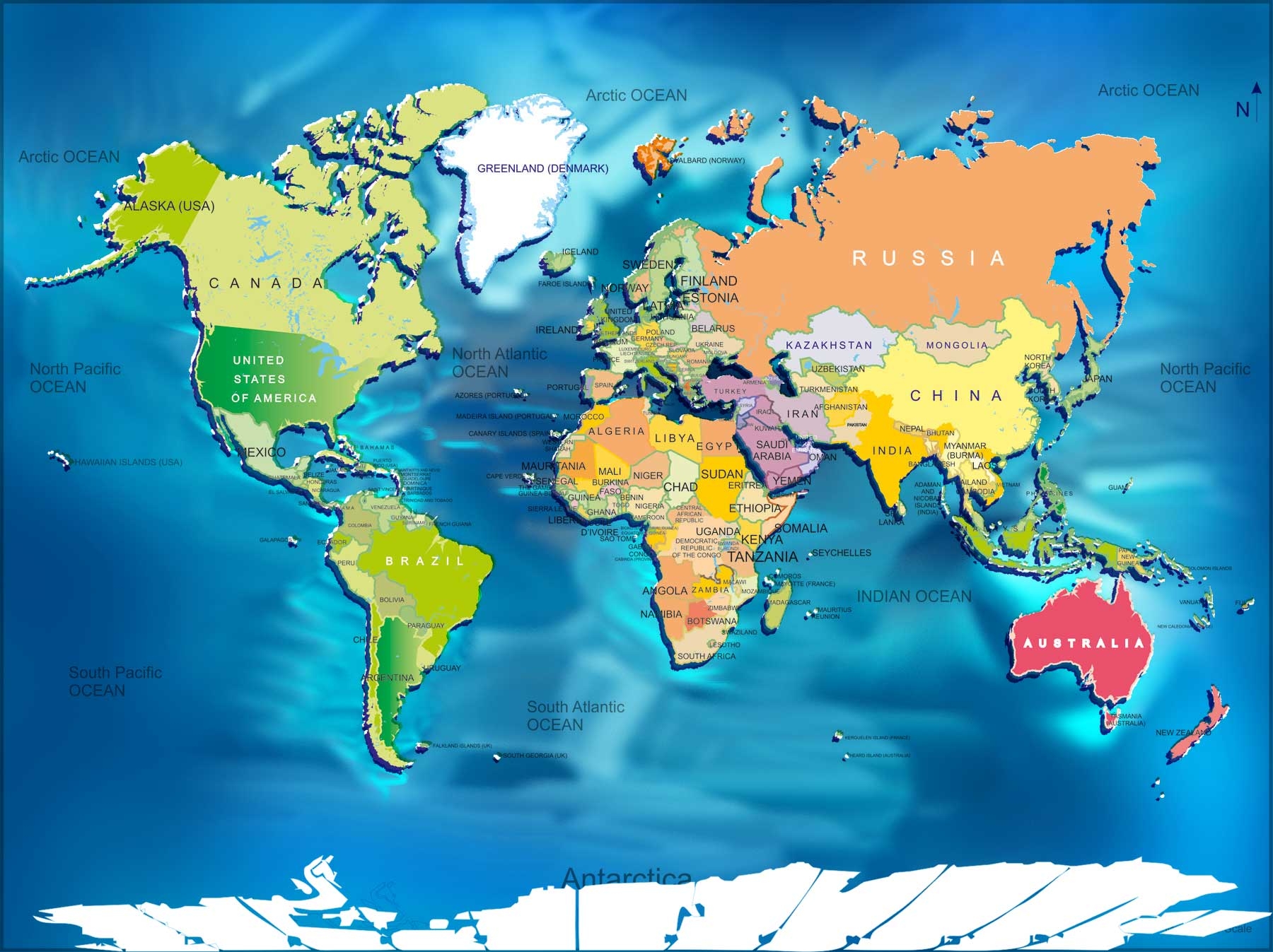 World Map Big Size