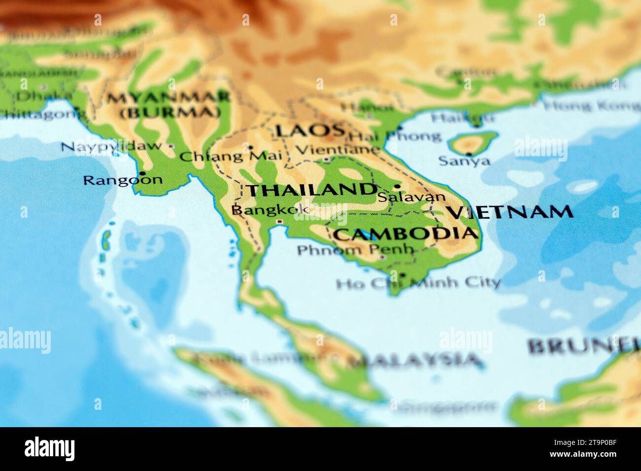 World Map Of Southeast Asia Thailand Vietnam Cambodia Laos In Close Up Stock Photo Alamy World Map Of Southeast Asia Thailand Vietnam Cambodia Laos In Close Up Stock Photo Alamy