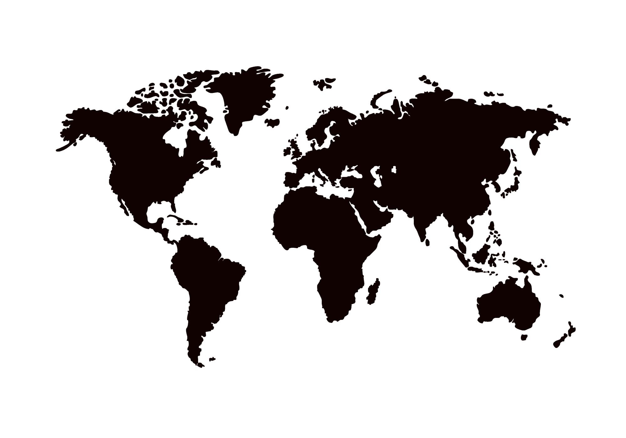 world map printing