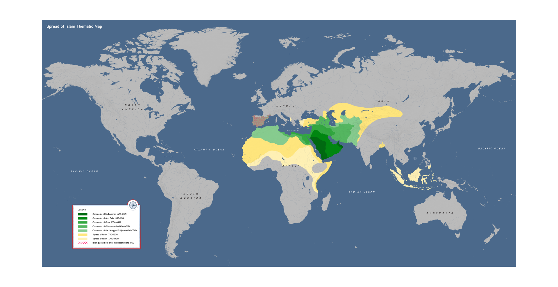 islam in world map