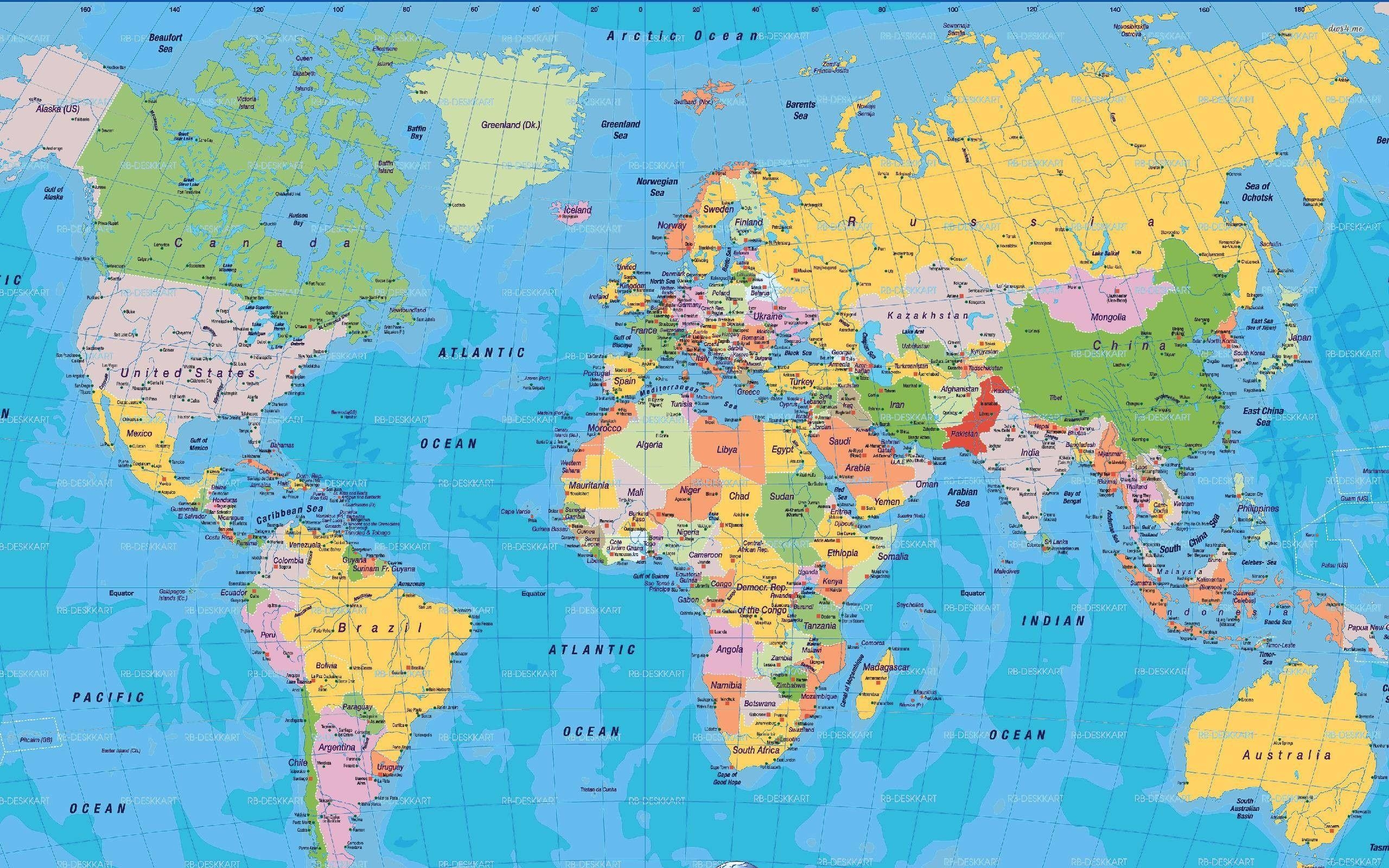 world map walpaper