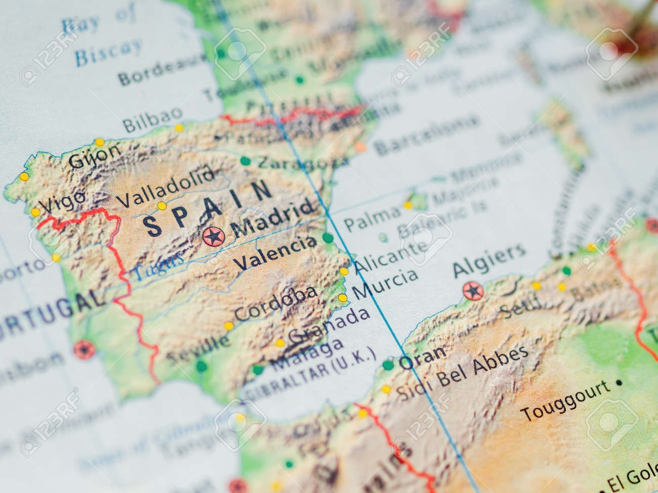 madrid on world map madrid on world map