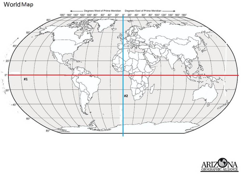 World Map With Hemispheres Diagram Quizlet