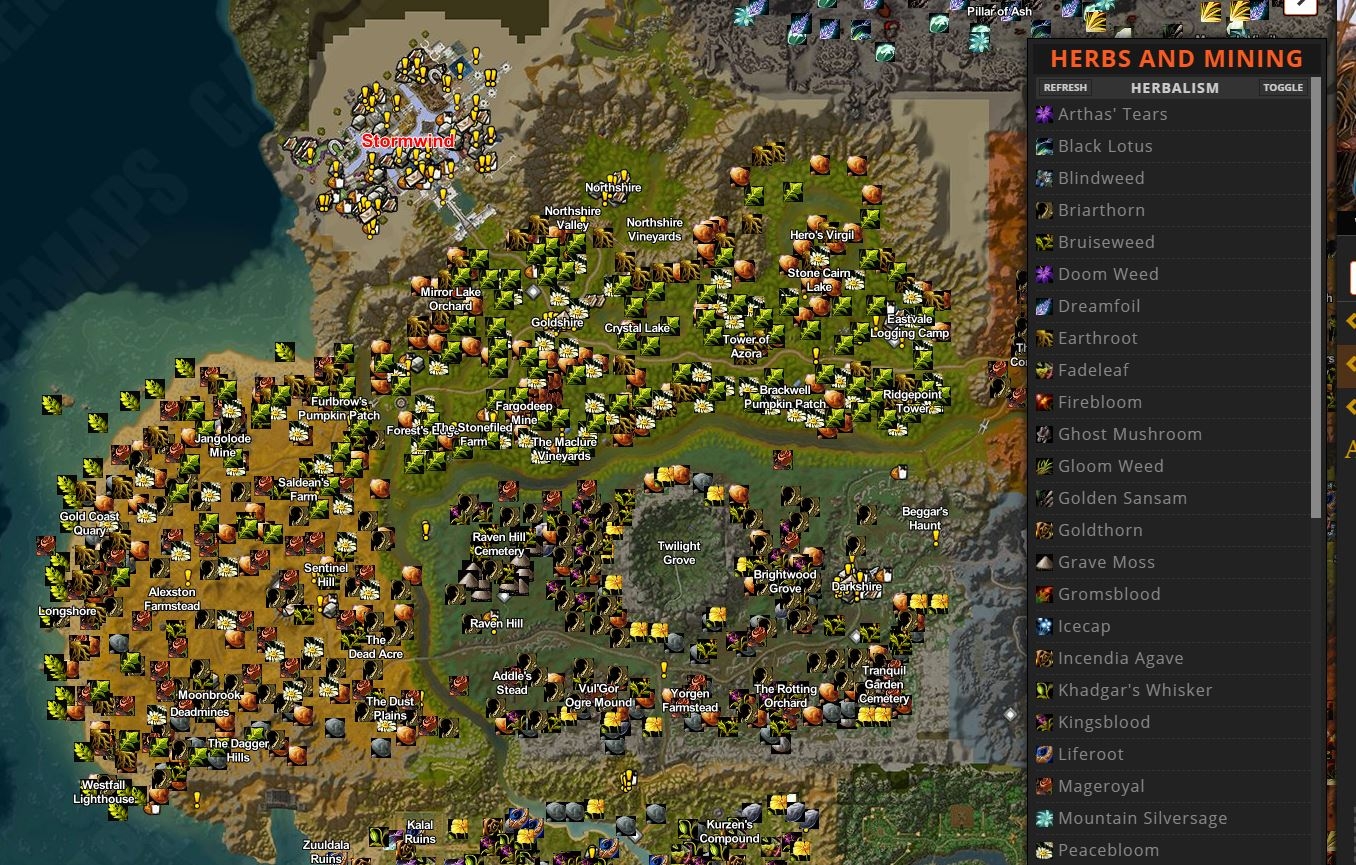 World Of Warcraft Interactive Map