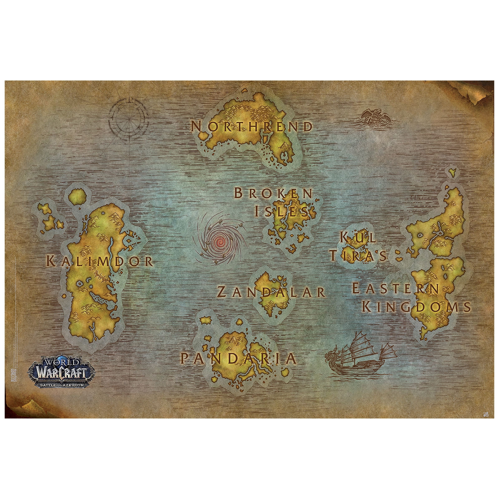 map of world of warcraft