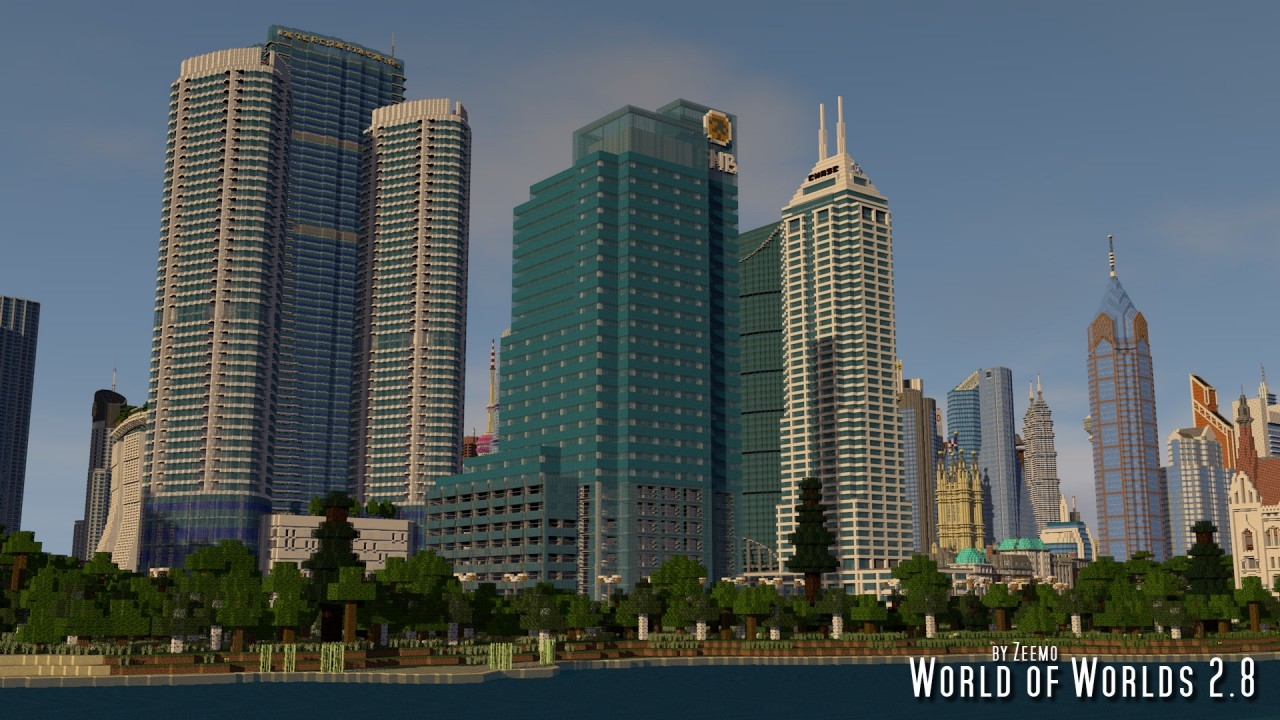 World Of Worlds Minecraft Map