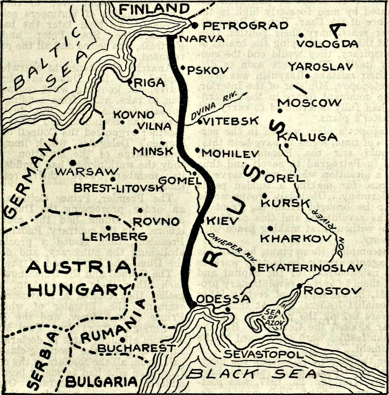 World War I Maps