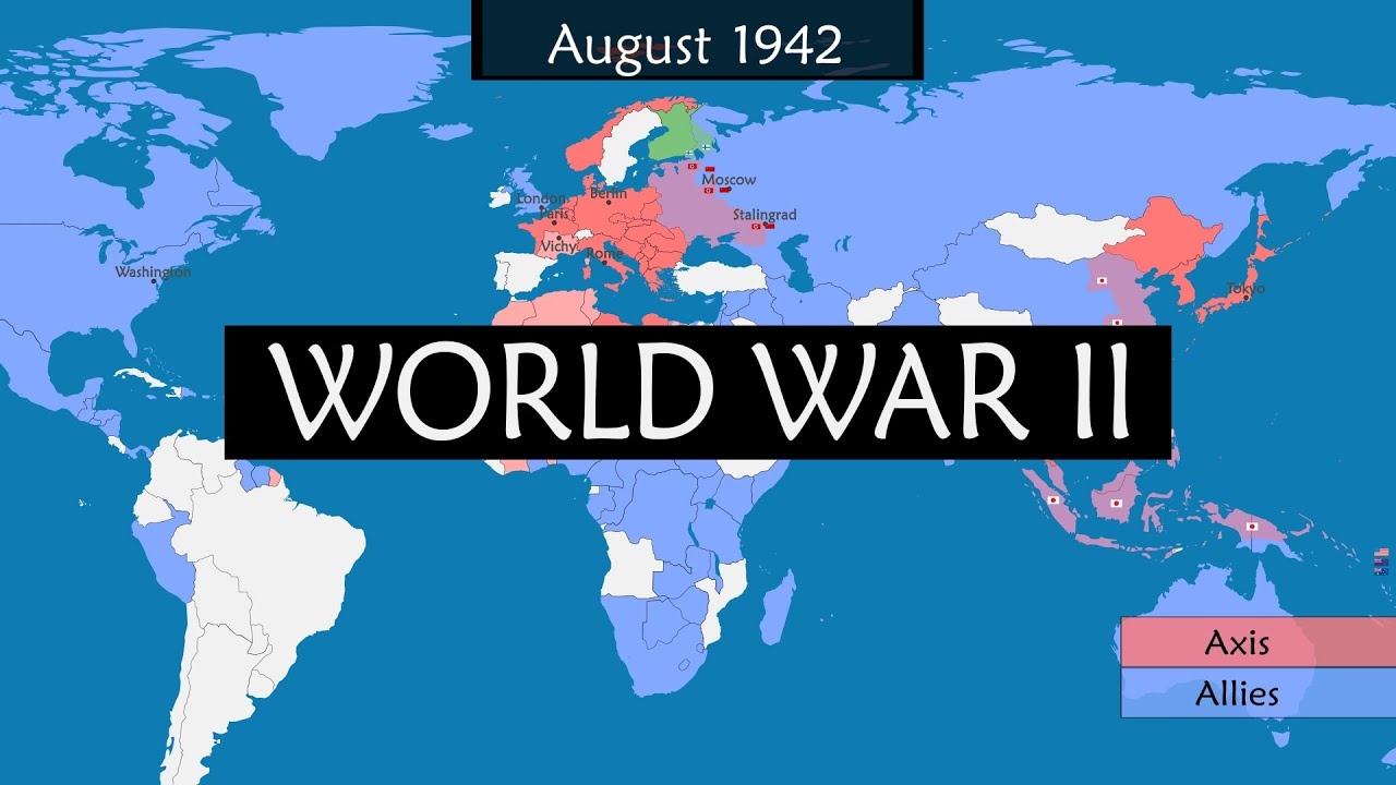 World War II Summary On A Map YouTube