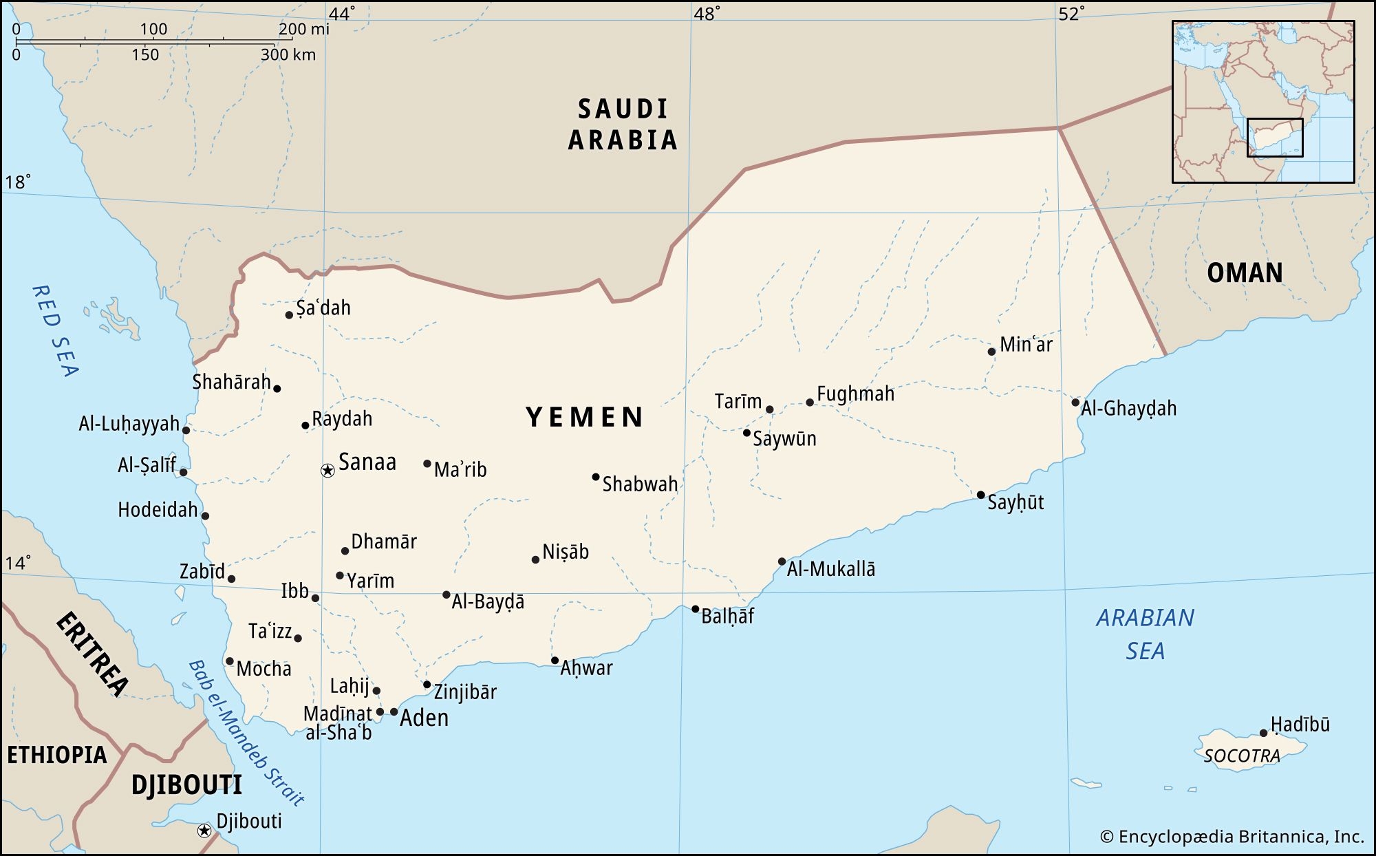 Yemen History Map Flag Population Capital War Facts Britannica